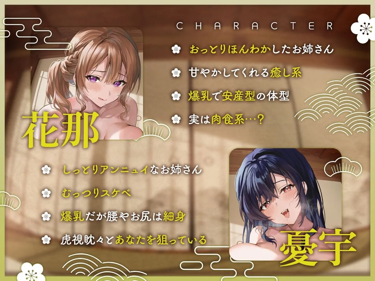 宿屋のドスケベお姉さん×2に夜○いされて搾精される夜 画像1