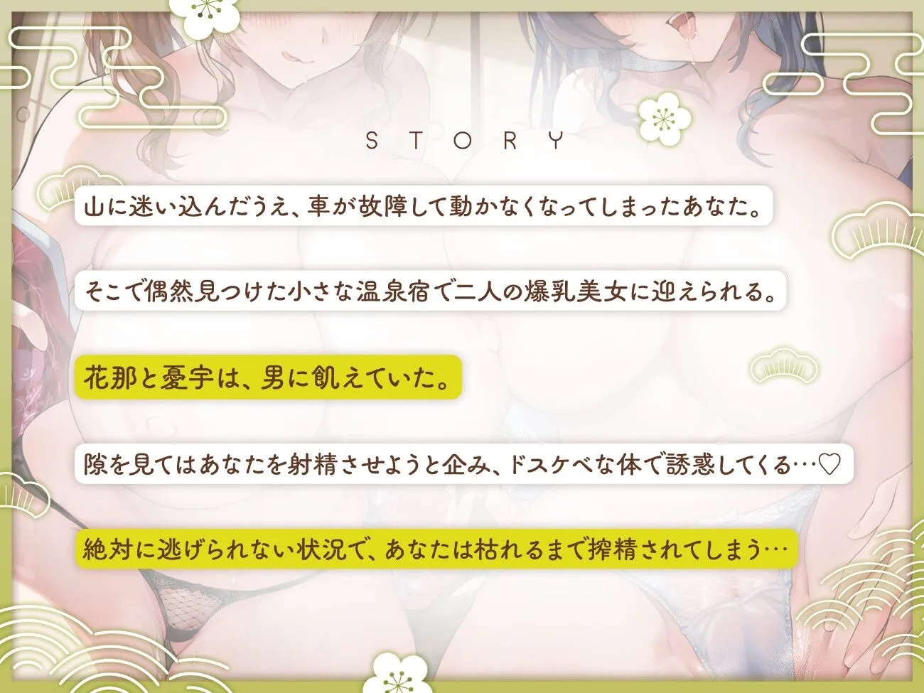 宿屋のドスケベお姉さん×2に夜○いされて搾精される夜 画像3