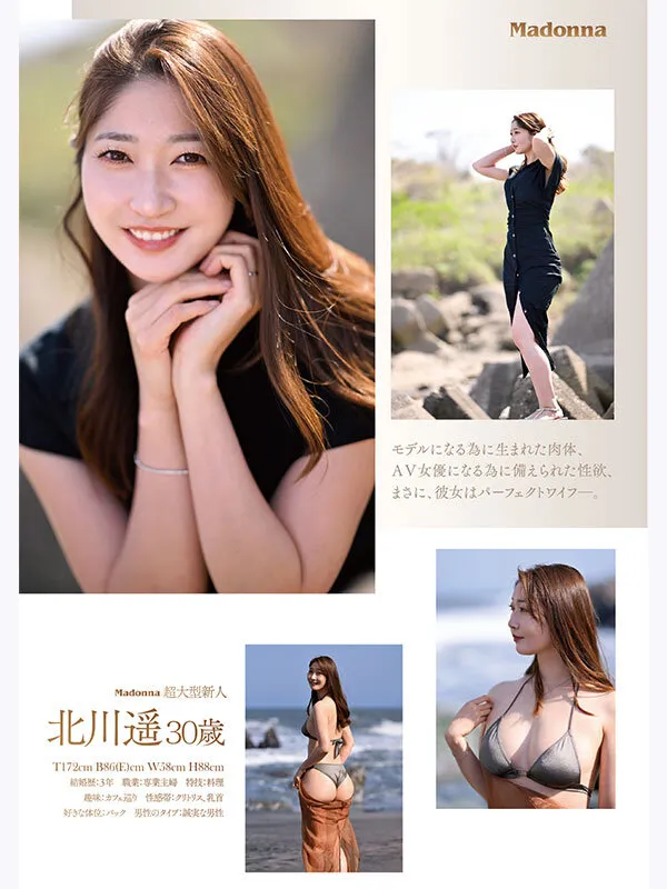 目が合った瞬間、時が止まるほどイイオンナ―。 元世界的スーパーモデル 北川遥 30歳 AV DEBUT 画像6